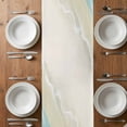 thumbnail image 4 of Table Runner 36 Inches Long for Kitchen Dining, Teal Beach Coastal Dresser Scarf Farmhouse, Dining Table Decorations for Wedding/Parties, Summer Ocean Nautical Seaside 13 x 36 In, 4 of 8