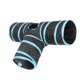 thumbnail image 4 of Tubo plegable para gatos, funcionalidad inteligente de túnel plegable para gatos de juguete con orificio para mirar gatos de 3 vías Jadeshay  A, 4 of 8