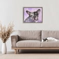 thumbnail image 3 of Stupell Industries Rustic Lodge Harlequin French Bulldog Brown Floating Frame Canvas Art, 21 x 17, by George Dyachenko, 3 of 8