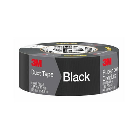 Black Duct - 3M COMPANY 1060-BLK-A 1.88x60YD Black Duct Tape