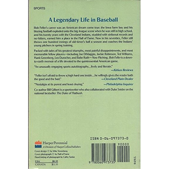 Pre-Owned Now Pitching, Bob Feller Paperback
