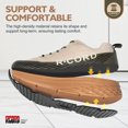thumbnail image 3 of R CORD Non Slip Work Shoes for Women in Food Service - Waterproof Sneakers for Restaurant Chefs and Nurses - Comfortable Breathable Standing All Day Long Zapatos Antideslizantes para Mujer Khaki 6, 3 of 6