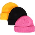 thumbnail image 1 of Miangastore 3 Pcs Bonnets Automne Hiver Tricotés pour Femmes Unisexes Chauds pour Extérieur, 1 of 8