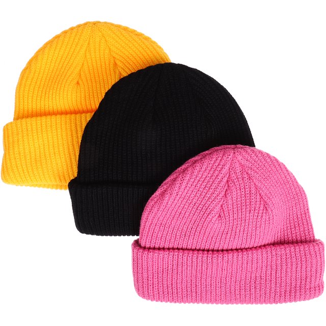 Miangastore 3 Pcs Bonnets Automne Hiver Tricotés pour Femmes Unisexes Chauds pour Extérieur