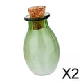 thumbnail image 1 of Conjunto de 6 frascos de Cristal pequeños perfecl con tapones de corcho, 1 of 8