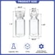 thumbnail image 2 of Uxcell frascos de muestra de 3ml, paquete de 8 frascos vacíos de laboratorio con tapón de caucho butílico y tapas de crimpado, transparente, 2 of 5