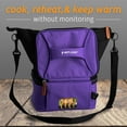 thumbnail image 6 of HotLogic 16801175-PUR-A Food Warming Lunch Bag Plus 120V Plugin, Purple, 6 of 8