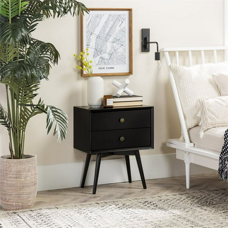 West elm black nightstand deals