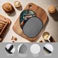 thumbnail image 4 of Pofeuu Forest Plant Raccoon Print Silicone Pot Mat Mitten With Hanging Loop Heat Resistant Oven Mitts Non-Slip Bbq Baking Smoking Potholders, 4 of 7