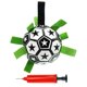 thumbnail image 1 of Pelota interactiva para perros con tiras de agarre para mascotas - Pelotas de entrenamiento para perros - Con bomba para perros pequeños y medianos Afortunado Sencillez, 1 of 4