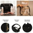 thumbnail image 6 of HOZVOMI Portable Makeup Bag with Hanging Hook Waterproof Large Capacity Travel Toiletry Bag for Women and Girls Cosmetic Organizer Travel Accessories Handbag, 6 of 9