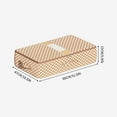 thumbnail image 3 of Waterproof Under Bed Storage, Qiopertar Large Capacity Waterproof Bed Bottom Checkerboard Visible Window Storage Bag For Easy Organization And Storage Of Clothes And Quilts For Household Use, 3 of 7