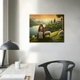 thumbnail image 3 of Nawypu  Jesus Christ Shepherd Canvas Wall Art - Modern Religious God Poster HD Print Painting Picture Artwork for Bedroom Living Room Decor Unframed (16"x31", YS-A), 3 of 4