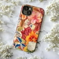 thumbnail image 5 of Tropical Bloom Phone Case – Colorful Floral & Seashell Design, Protective Hard Shell Phone Cover Compatible with iPhone 16, 15, 14, 13, 12, 11 Pro Plus Max Mini, 5 of 6