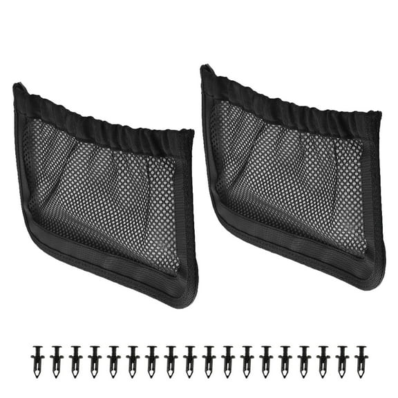 RUISINERY UTV Rear Cargo Backrest Storage Net Bag Suitable for Offroads Vehicles and ATVs 715003019 Accessories with Mesh Pockets