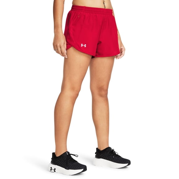 Shorts Under Armour Fly By para mujer, rojo, 3XL