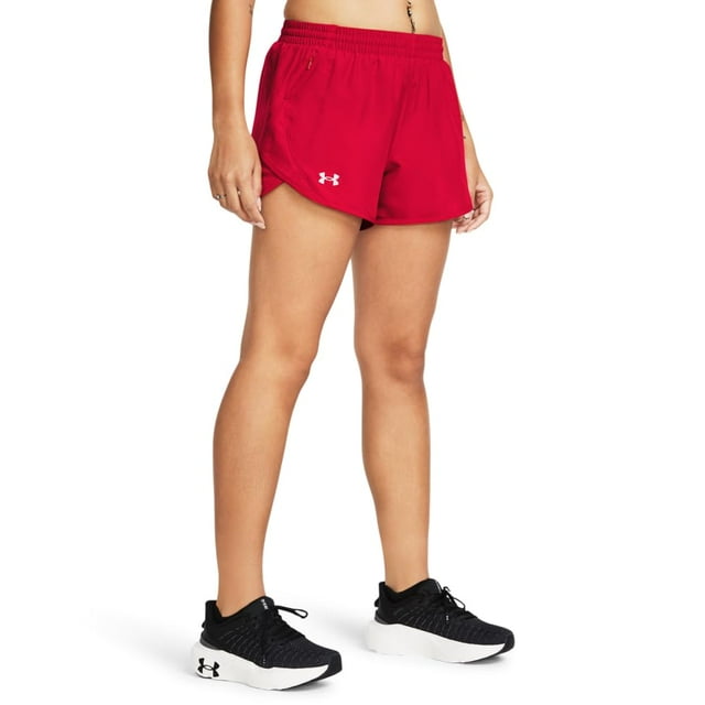 Shorts Under Armour Mujer Fly de Rojo/Rojo/Reflectivo XXL
