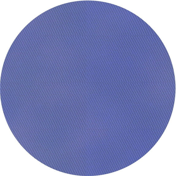 Ahgly Company Indoor Round Patterned Balloon Blue Area Rugs, 4' Round