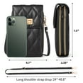 thumbnail image 3 of FALAN MULE Small Cell Phone Crossbody Bag Purse for Women, Lady Leather Wallet Purse, 3 of 6