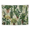thumbnail image 5 of PRATYUS  Cactus Tapestry Tropical Desert Succulent Plants on Wood Shelf Wall Hanging Blanket Watercolor Botanical Tapestries for Bedroom Living Room Dorm Decor 50x40inch, 5 of 6