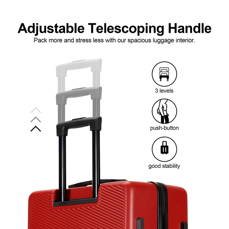 Ginza Travel Carry-On Hardshell Luggage Set, 2 Piece, Lightweight