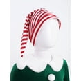 thumbnail image 6 of iiniim Kids Girls Velvet Long Sleeves Mrs Santa Claus Coat Jacket Christmas Elf Outerwear 4-14 Green 4, 6 of 7