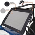 thumbnail image 3 of Classic Accessories QuadGear UTV Front/Rear Windshield, Fits Polaris RZR, RZR-S, RZR 900 XP (2015 models and older), Black, 3 of 8