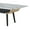 Gray#1, variant on Coffee Tables Landon 47" Coffee Table with Glass Black Marble Texture Top and Bent Wood Design,Coffee Tables With Storage