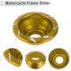 thumbnail image 5 of Slider de marco de motocicleta de 12mm Aleación de aluminio Protección de carenado Pad de choque Guard 55mm 23mm Tono dorado 2 Pcs, 5 of 7