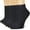 Black, variant on Women's 6 Pairs Performance Cushioned Cotton Running Sports Thin Light Weight Ankle Breathable Socks and Comfort Low Cut Quarter Athletic Sock Size 9-11