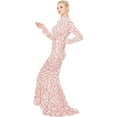 thumbnail image 5 of Martian Spy Girl Fishtail Slim Long Dress Prom Gown, 5 of 7