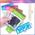 thumbnail image 2 of Libretas Scratch Paper Arts POKONBOY Rainbow para niños, 24 unidades, 2 of 7