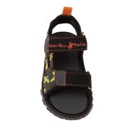 Beverly Hills Polo Club Unisex Summer Outdoor Athletic Sport Sandals (Toddler) - Black Camo, 5