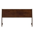 thumbnail image 4 of Pemberly Row Modern King Solid Wood Panel Headboard in Walnut, 4 of 8