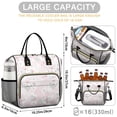 thumbnail image 5 of Pioneer Flower Floral Print Pattern Womens Lunch Box for Work,Insulated Large Lunch Bag,Leakproof Adult Lunch Bag for Work,Beach,Travel,Picnic,Camping, 5 of 6
