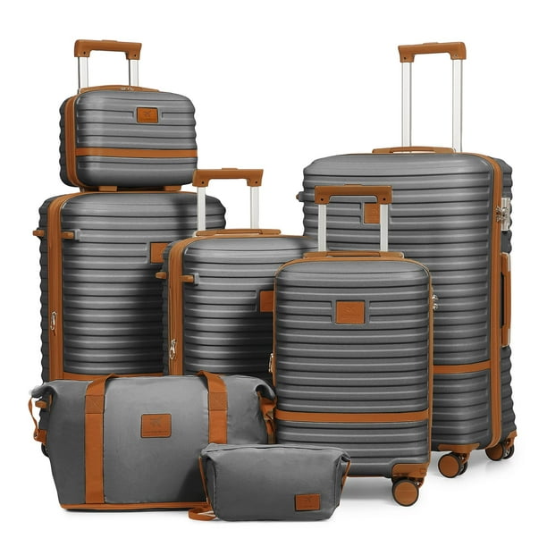 Juego de equipaje Joyway, maleta de 4 piezas con rueda giratoria y cierre TSA