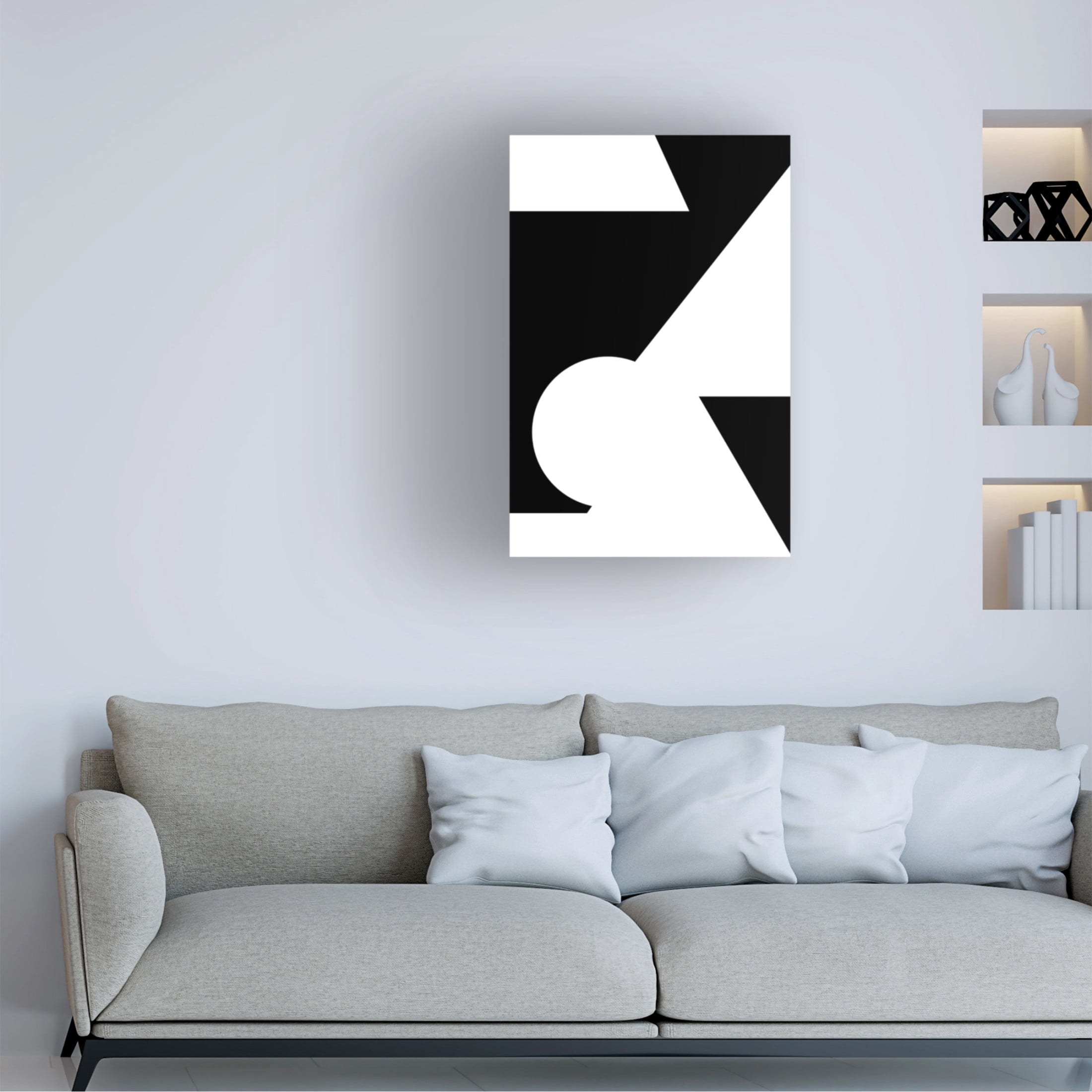 Trademark Fine Art Oju Design Geometric 8 Canvas Wall Art