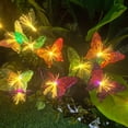 thumbnail image 2 of Simperf Solar Garden Lights, Lifelike Swaying Butterfly Solar Lights for Outside, Waterproof Outdoor Solar Lights for Yard, Patio, Pathway Garden Decorations, Ground Insertion Type, 8 Butterflies, 2 of 8