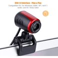 thumbnail image 2 of USB 2.0 HD Web Camera with Microphone – 360° Rotation Webcam for Computer, PC & Laptop, Compatible with Skype & MSN, 2 of 8
