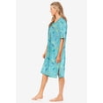 thumbnail image 3 of Dreams & Co. Plus Size Short-Sleeve Sleepshirt, 3 of 6