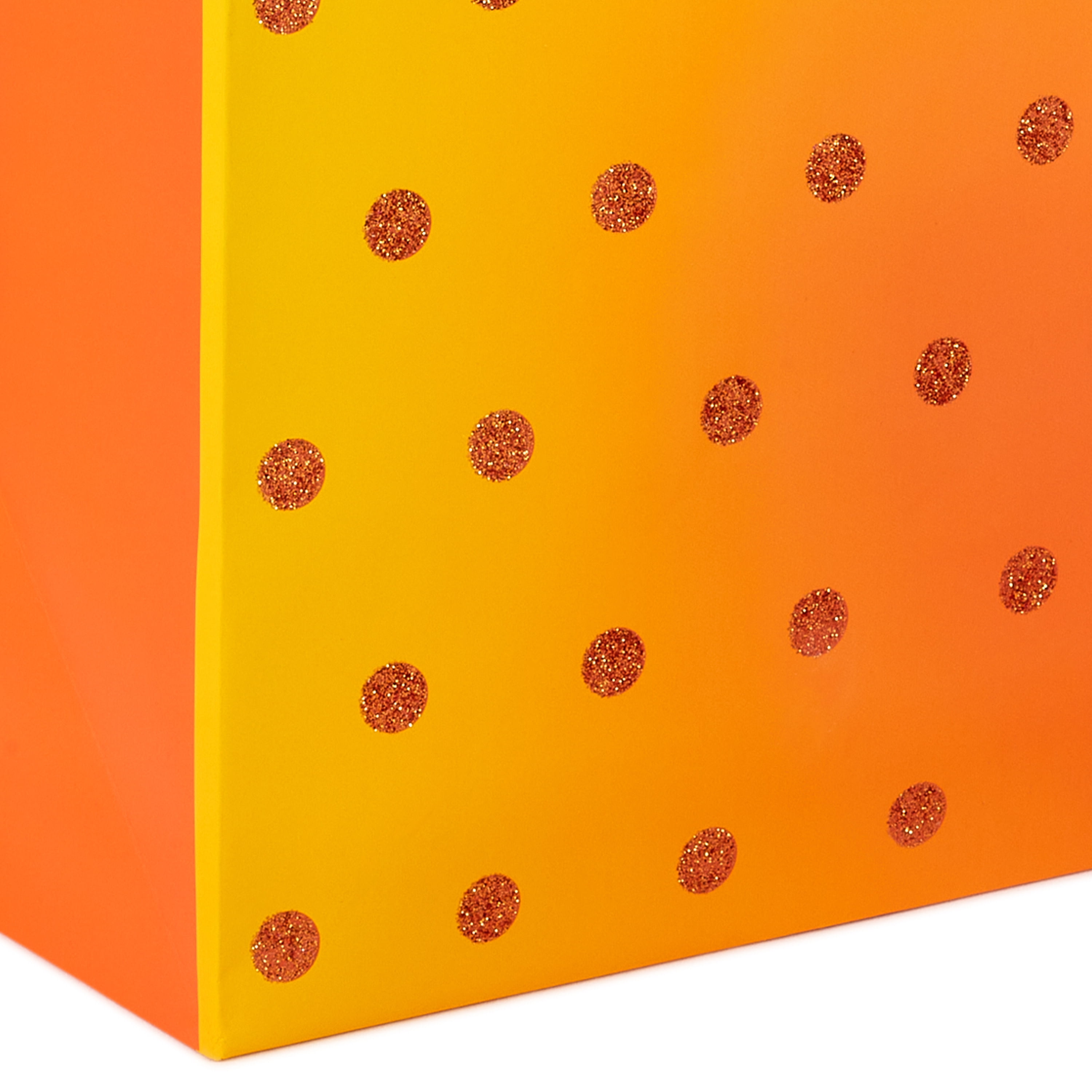 Hallmark Large Gift Bag (Yellow Ombré With Glitter Dots)