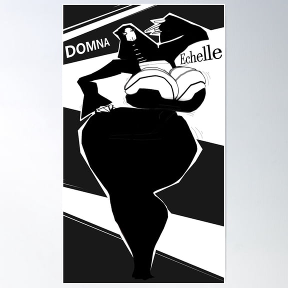 Domna Echelle Poster Wall Art, Modern Wall Decor For Living Room Bedroom, 8x12 UNFRAMED