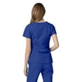 thumbnail image 2 of Adar Universal Scrubs For Women - Double Stitched Mock Wrap Scrub Top, 2 of 7