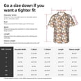 thumbnail image 5 of Fuzoiu Cartoon Cat 1 Print Hawaiian Shirt for Men, Summer Beach Casual Short Sleeve Button Down Shirts, Men’s Beach Summer Shirts with Pocket,X-Large, 5 of 7
