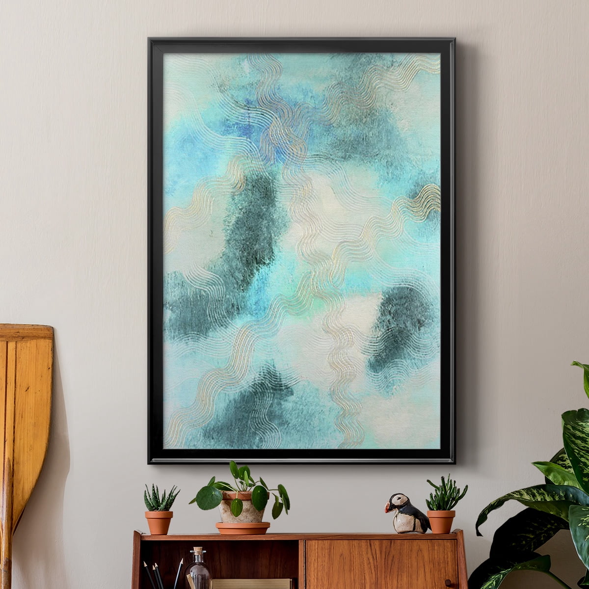 Blue Shift II Premium Framed Print, in Gold, Black, or Silver - Ready to Hang