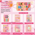 thumbnail image 2 of Montessori Busy Board - Ideal Busy Book Toddler Toys & Gifts for Boys & Girls, Toddler Travel Essential for Airplane & Car, Sensory Toys, Great for Baby Gifts for Boys, 2 of 8