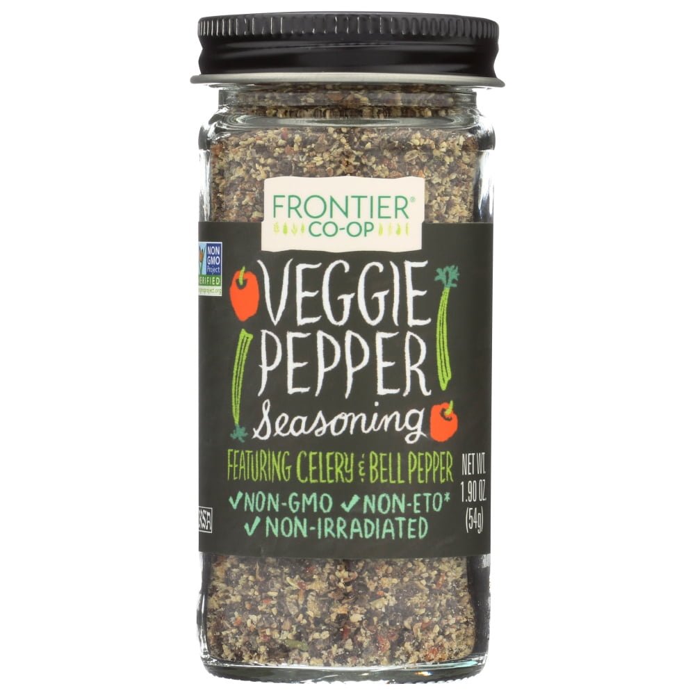 Frontier Herb Veggie Pepper Seasoning Blend, 1.90 Oz