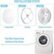 thumbnail image 3 of 30 Pieces Dryer Exhaust Filter, Universal Portable Dryer Lint Filter Replacement for Panda/, 3 of 5