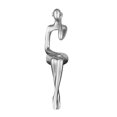 thumbnail image 1 of Estatua de pensador dorado, escultura decorativa abstracta, adorno para mejorar el enfoque, estante para escritorio de oficina, decoración para sala de estar y dormitorio., 1 of 8