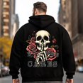 thumbnail image 2 of Big and Tall Men Hoodie Plus Size Hooded Sweatshirt Fleece Pullover 5XL H2 5KPD G19, 2 of 8